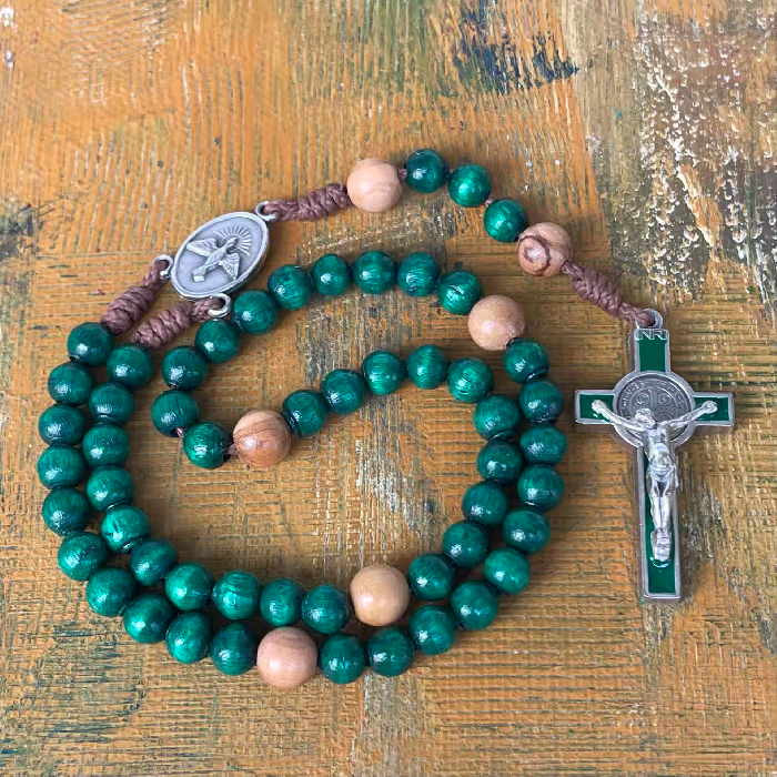 Rosenkranz Smart 6mm Dunkelgrün Mia Madre Rosenkranz